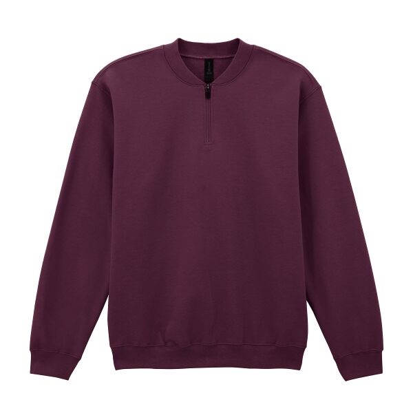 Softstyle™ midweight adult fleece 1/4-zip sweatshirt Thumbnail